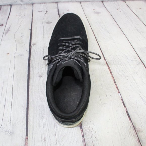 Nike Air Jordan Retro V.1 Black Leather Mesh Low Top Street Sneakers US 11 - Picture 6 of 9